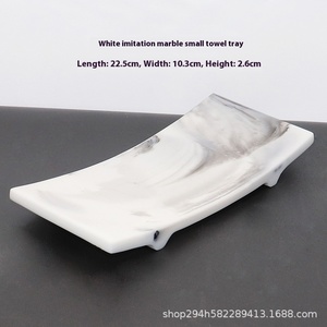 Khách sạn hiện đại mô hình hình chữ nhật nhựa khăn khay thiết kế thời trang nhà vệ sinh lưu trữ món ăn khay trang trí khay - Product Image 3