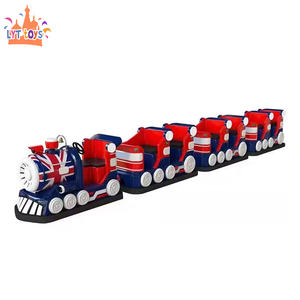Parque de Atracciones para niños, juego de tren operado por batería, centro comercial, tren sin vías - Product Image 3