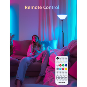 Aigostar moderna lampada da terra 175 cm E27 Base telecomando e per Bluetooth LED lampadina RGB & 2700K-6500K per soggiorno - Product Image 3