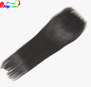 Closure frontale en dentelle fine 4*4 en cheveux vietnamiens bruts, avec ligne de cheveux pré-épilée, dessus transparent, 100% cheveux humains véritables, closure en dentelle HD - Product Image 6