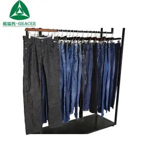 Первоклассная б/у одежда, джинсовые брюки, Бангладеш, б/у одежда
