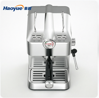 Machine à café commerciale HY, machine à expresso professionnelle 20 bars, machine à cappuccino en acier inoxydable pour la maison, le café et les entreprises