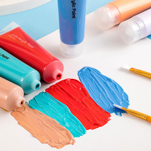 Sơn Acrylic không độc hại, đóng gói rời, nhiều màu sắc, 100ml, dùng cho giấy và vải canvas - Product Image 6