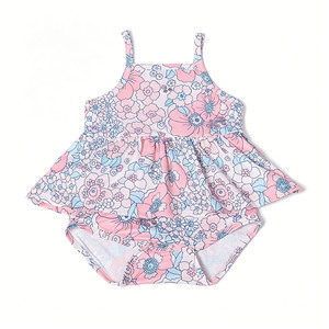 Ga-14 Baby Summer Frenulum - Vestido sin mangas para niña pequeña, con estampado de leopardo, de algodón y bambú, ecológico, de secado rápido y transpirable - Product Image 4