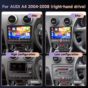 Hikity 9 pulgadas Android Car Radio para Audi A3 2003-2013 Car Stereo 4 + 64G 2 Din Wireless CarPlay/Android Auto GPS WIFI <span class=keywords><strong>Piano</strong></span> Key - Product Image 5