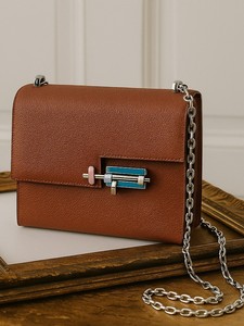 ファーストレイヤー牛革Litchiパターンファッション防水女性用ショルダーストラップショルダーバッグ - Product Image 3