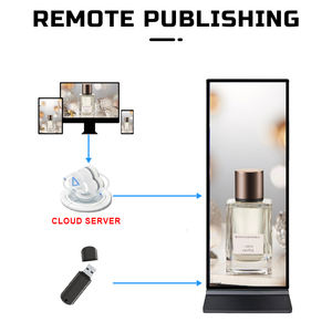 75 85-Zoll-Full-HD-Touchscreen Freistehender Kiosk-LCD-Werbe bildschirm für den Innenbereich - Product Image 3