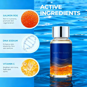 Suero orgánico de ADN de salmón Vegano para aumento reafirmante líquido facial para mejorar la elasticidad de la piel - Product Image 5