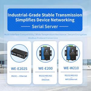 10/100M LAN 802.11 B/g/n Wireless RF Modules Serial Server STA/AP Mode PLC/SCADA Monitoring <strong>RS485</strong> <strong>RS232</strong> WiFi/Ethernet Device - Product Image 2