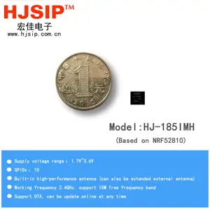HJ-180IMH-15(HJ-185IMH) (nRF52810) שבב רמת מאסטר ועבד משולב BLE5.1 אנרגיה נמוכה Bluetooth מודול עם באיכות גבוהה