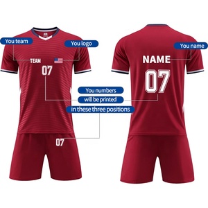 Tùy Chỉnh Chất Lượng Cao Thiết Kế Miễn Phí Cho Đội Bóng Đá Tùy Chỉnh Bộ Dụng Cụ Nhanh Chóng Khô Bóng Đá Jerseys Bóng Đá Mặc Đồng Phục - Product Image 3