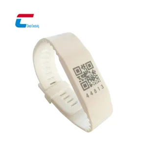 Bracelet en silicone RFID QR NFC Bracelet en silicone mince RFID Bracelets NFC de paiement Bracelets