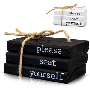 Mini-livres rectangulaires modernes en bois sur le thème des coutumes étrangères pour étagères <span class=keywords><strong>de</strong></span> <span class=keywords><strong>salle</strong></span> <span class=keywords><strong>de</strong></span> <span class=keywords><strong>bain</strong></span>, marque HS, <span class=keywords><strong>petite</strong></span> décoration pour <span class=keywords><strong>salle</strong></span> <span class=keywords><strong>de</strong></span> <span class=keywords><strong>bain</strong></span> d'invités - Product Image 1