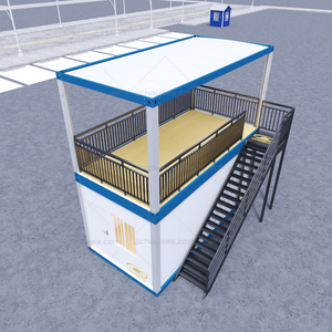 Personalizzabile mobile rapido montaggio prefabbricato casa Flat Pack contenitore casa con wc per il progetto - Product Image 5