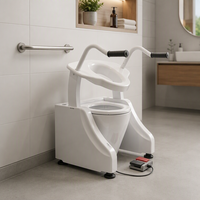Aide pratique pour le levage du siège de toilette, équipement d'assistance à la charge pour les personnes âgées de la famille