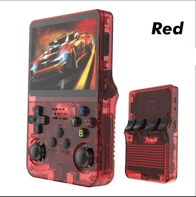 Hot Selling R36S Retro 3.5 Inch IPS Screen Handheld Game Console Open Source Linux System 64GB 15000+ Games Pocket Video Player