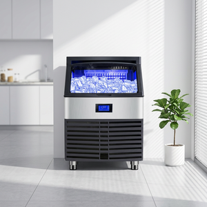 Máquina de hielo refrigerada por aire; máquina de hielo con depósito de almacenamiento; máquina de hielo para restaurantes; máquina de hielo en cubos para hoteles; máquina de hielo OEM NES-1350C-P - Product Image 1