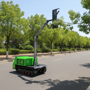 Podadora de Brazo Cantilever Eléctrica de Alta Resistencia Tipo Oruga con Cortasetos de Altura Ajustable para Mantenimiento de Jardines, Aprobada por CE - Product Image 1