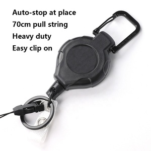 Enrouleur de badge <span class=keywords><strong>Yoyo</strong></span> rétractable avec fonction de verrouillage extérieur, pour la pêche Luya, avec corde rétractable à rappel rapide et fonction de maintien au poste - Product Image 1