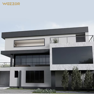 หน้าต่างอลูมิเนียมกันพายุเฮอริเคนแบบยกสูง Wazzor ได้รับการรับรองจากฟลอริดา ราคาโรงงานถูก หน้าต่างอลูมิเนียมแบบกันกระแทก - Product Image 1