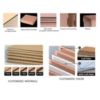 Boîte d'emballage personnalisée avec logo imprimé, boîte en carton ondulé pour le transport, boîte cadeau, boîte pour la vente par correspondance, boîte en papier