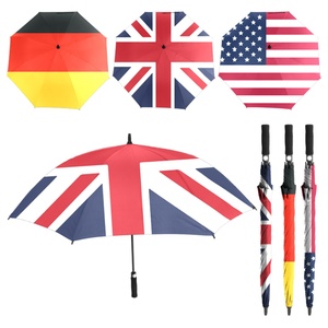High Quality OEM Portable Semi-<b>Automatic</b> Close Golf <b>Umbrella</b> Vent Pongee Glass Fiber Ribs 130cm Open Diameter for Outdoor Rain - Product Image 4
