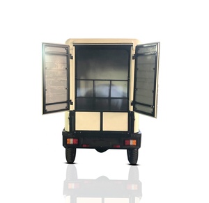 Motocicleta Eléctrica Comercial de Carga con Carrocería Cerrada, Funciona con Batería, Certificación CE, 801-1000W, 60V, 30-50km/h, 70-90km - Product Image 2