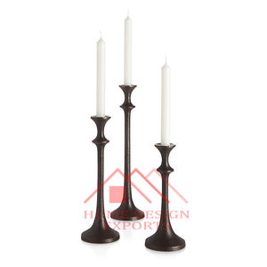 High Quality Metal Aluminium <b>Candle</b> <b>Pillar</b> Holder Best Seller Home & Hotel Decorations for Restaurants - Product Image 6