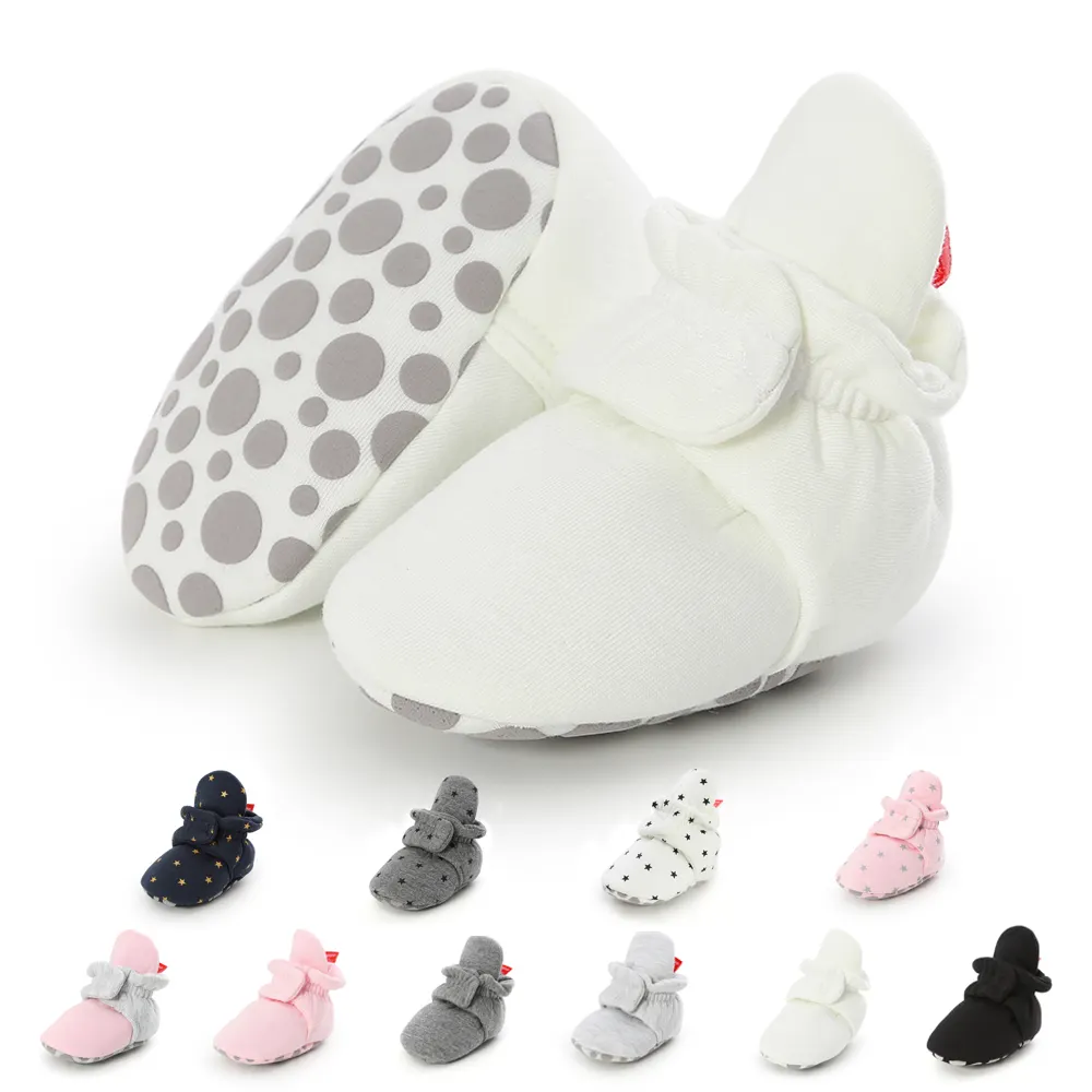 Personalizzazione del progettista ODM/OEM calzini per bambini First Walker stivaletti per neonato scarpe calde invernali per bambini