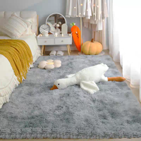 Tapis moderne d'intérieur à poils longs, doux et moelleux, tissé, écologique, antidérapant pour la maison, la chambre, le salon, l'exercice