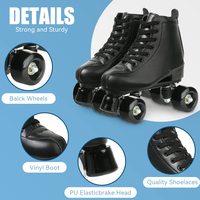 Nouvel arrivage : Ensemble de patins à roulettes quad et chaussures de roller pour femmes, adultes et filles