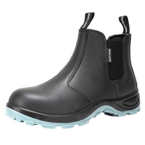 Fabrieks Anti-Smashing Anti-Doorprik Koeienhuid Chelsea Stalen Teen Waterdichte Heren Industriële Schoenen Werkveiligheidsschoenen - Product Image 1