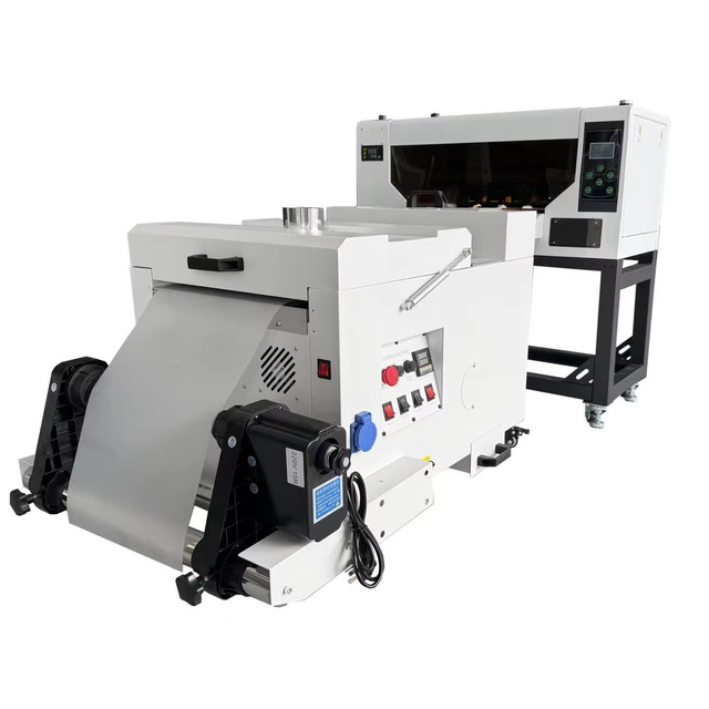 New A3 30CM DTF Dual XP600/i3200 1 Year Warranty Roll to Roll T-shirt DTF Printer with Shaker Powder Heat Press