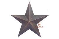 Décor mural en fer, étoile, métal rustique, Bronze, cuivre, fait à la main, 80/24 pouces