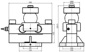 Weighbridge <span class=keywords><strong>Load</strong></span> <span class=keywords><strong>Cell</strong></span> Cho Cân Xe Tải 10T 20T <span class=keywords><strong>30T</strong></span> 40T - Product Image 3
