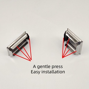 ตกแต่งด้วยฝาอลูมิเนียมหล่อขึ้นรูปพร้อมริมฝีปากยึดด้วยสกรูชุดสำหรับเพนนีและเสาบันได - Product Image 4