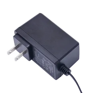 KCC adaptor daya, 12V 2A AC DC 24V 1A 24W KC 12V 2A dengan perlindungan keselamatan koneksi Plug-In