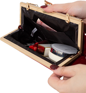 फैशन वर्ग मखमली क्लासिक कैजुअल हैंडहेल्ड बैंक्वेट क्लच बैग के साथ शादी पोशाक चेन महिलाओं के बैग - Product Image 4