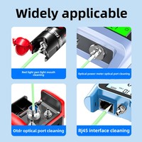 Bride de compteur de puissance optique de type FC avec bâton de nettoyage et stylo à lumière rouge pour l'épissage de la machine OTDR pour l'entretien des fibres optiques