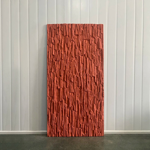 Panel de Pared de Piedra de PU Ligero e Impermeable, <span class=keywords><strong>Roca</strong></span> Artificial para Decoración Interior y Exterior de Villas y Hoteles - Product Image 4