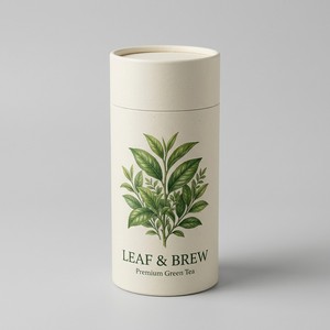 Custom Artisan Round Paper Tube Cylinder <b>Box</b> for Loose Leaf Tea Packaging Custom Logo Tea Canister <b>Gift</b> Wholesale - Product Image 1