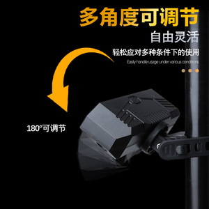 Luz trasera inteligente para bicicleta, luz de freno Led con 4 modos, correas de plástico impermeables IpX4, soporte para bicicleta de montaña, conducción al aire libre - Product Image 5