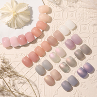 Gel de peinture UV OEM ODM effet gelée glacée 5g, vernis à ongles en gel de peinture, fournitures d'art à marque privée, gel de couleur pour nail art