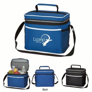 Custom Imprinted 6 Pack <b>Cooler</b> Lunch Bags Insulated <b>Cooler</b> Lunch <b>Box</b> Bag 6 Pack Picnic Beer Drink Water - Product Image 1