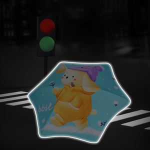 Bonne qualité 19 pouces impression personnalisée enfants droit protection UV parapluie enfant sécurité - Product Image 3