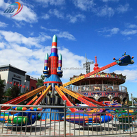 Manège d'avion rotatif à commande individuelle pour enfants, pour parcs d'attractions, parcs à thème et fêtes foraines