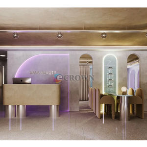 Shop showcase Islam Shop showcase <strong>Pl</strong> Shop showcase Irregular Shelf Hot Counter Hairdressing Salon Shop OEM - Product Image 5