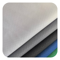 Nouveau design, tissu en maille respirante à double face, 100% polyester, 155 GSM, avec œillets diamantés, pour vêtements de sport, athlétisme