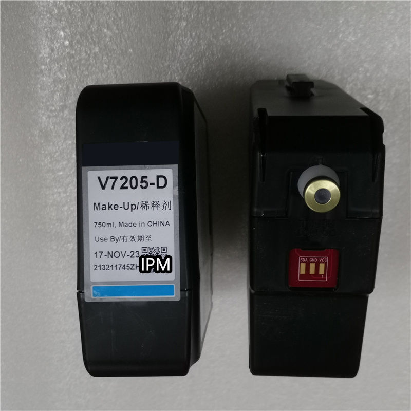 Оригинальный растворитель для макияжа V7205-D V7206-D V7201-D Черный чернильный картридж v4210-d v4211-D v4201-d для нового принтера Videojet cij