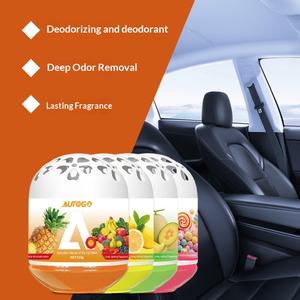 Diffuseur de parfum pour voiture en plastique <span class=keywords><strong>AUTOGO</strong></span>, parfum de fruits, rafraîchissant, aromathérapie, bactériostatique, désodorisant, ornement pour siège, maison et voiture, double usage - Product Image 1